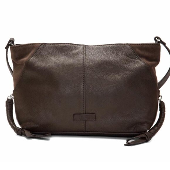 Vince Camuto Handbags - Vince Camuto Cory Leather Crossbody - Sable